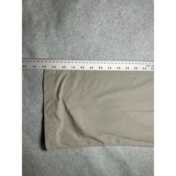 REI Co-Op Pants Men W34 L34 Nylon Hiking Fishing Breathable Water Resist Beige - Picture 7 of 15